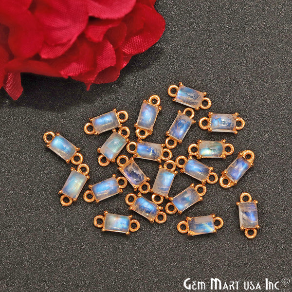 Rainbow Moonstone Cabochon Rectangle...