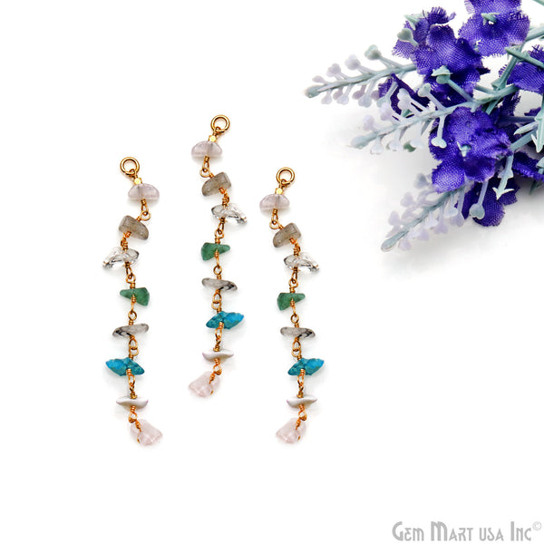 Uncut Chip Dangle Gold...