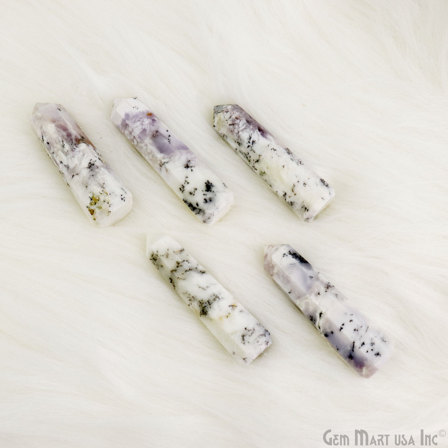 Dendrite Opal Gemstone Jumbo Tower Crystal Tower Obelisk Healing Meditation Gemstones 2-3 Inch