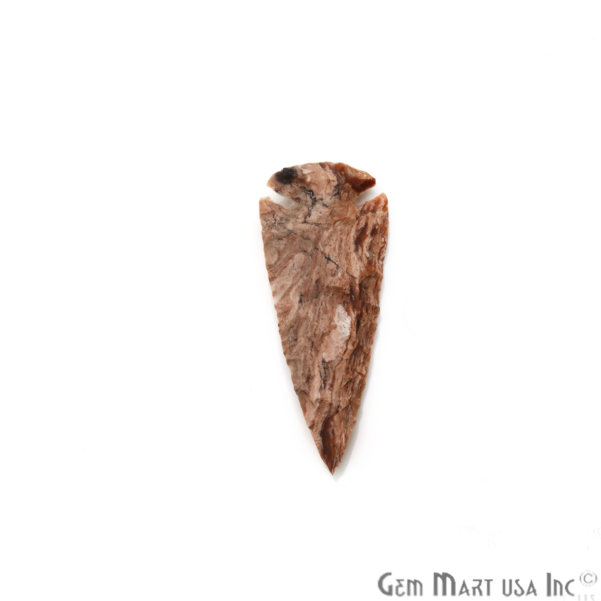 Arrowhead Cut Gemstones, 86x31mm Handcrafted Stone, Loose Gemstone, DIY Pendant, DIY Jewelry - GemMartUSA