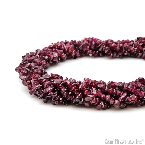 Natural Garnet Gemstone Chip Beads, 34 inch Full strand (762214645807)