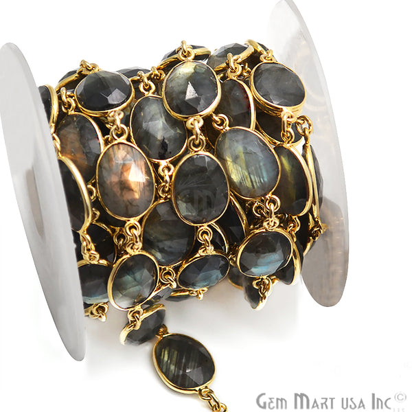 Labradorite Oval 16x12mm Gold...