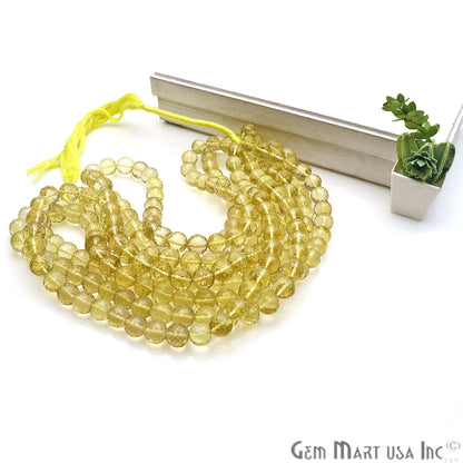 Lemon Topaz Round 8-9mm Crafting Beads Gemstone Strands 16INCH - GemMartUSA