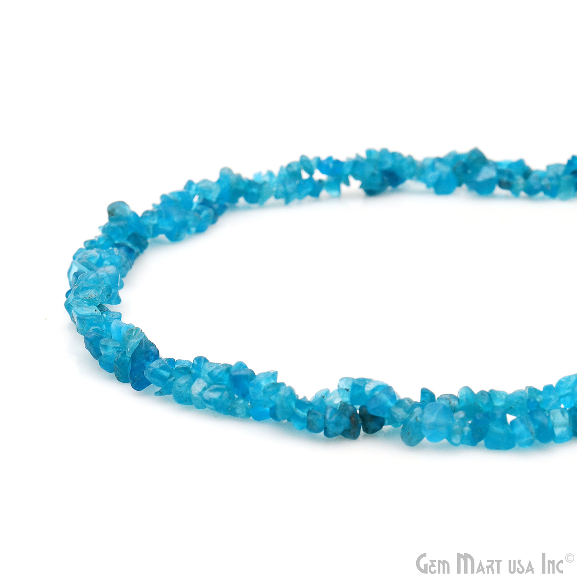 Neon Apatite Chip Nugget Beads 34 inch Full Strand (762221494319)