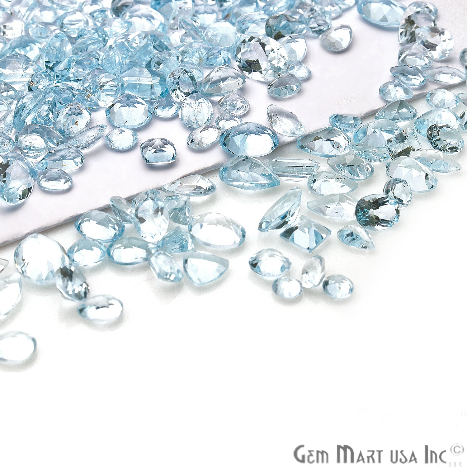 Blue Topaz Mix Shape Wholesale Loose Gemstones (Pick Your Carat) - GemMartUSA