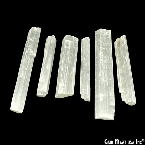 Selenite Rough Stick, Selenite Wand, Selenite, Palm Size Selenite, 6inch, Healing Crystal