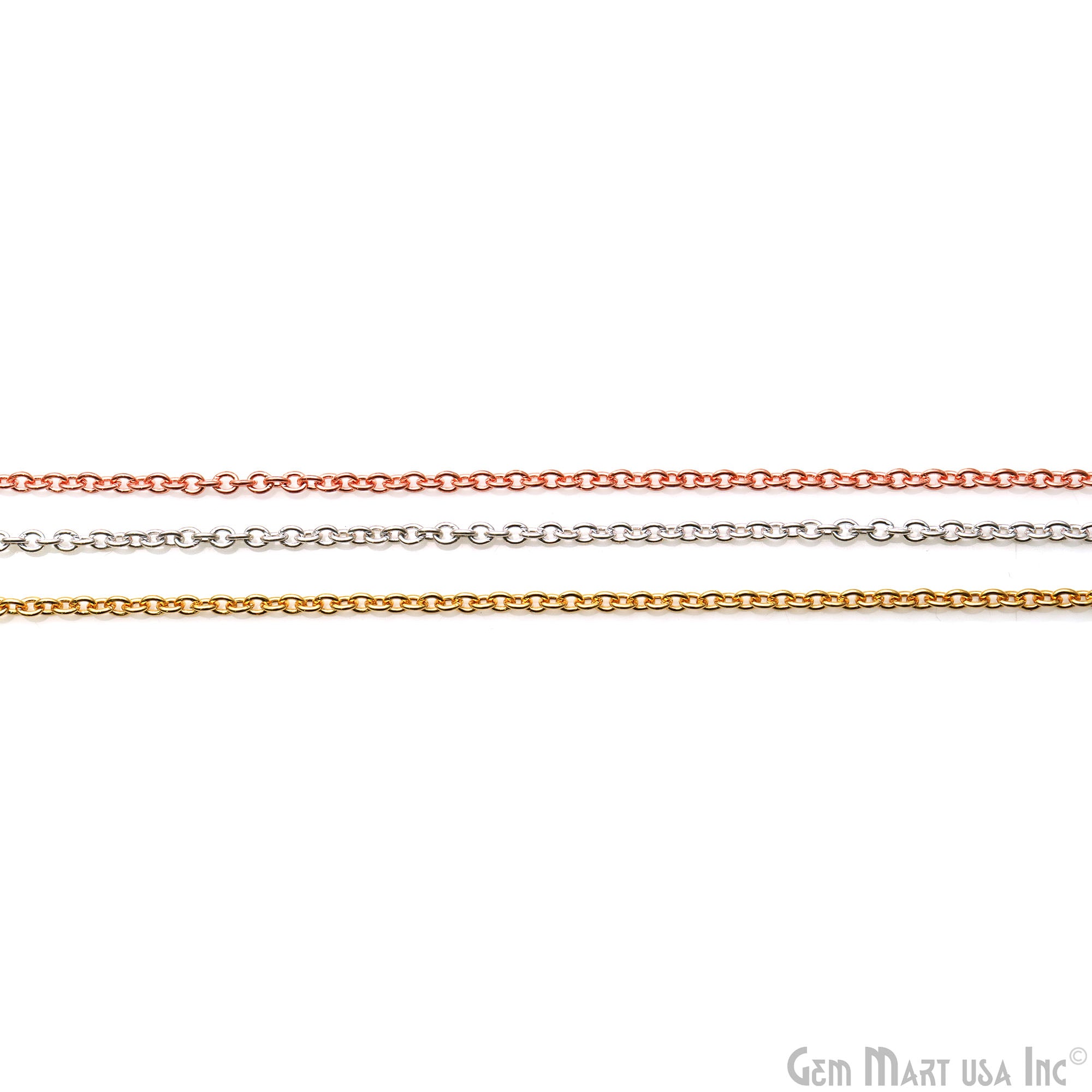 Link Cable Chain For Jewelry Making 2mm Link Chain Necklace, Minimal Finding Chain
