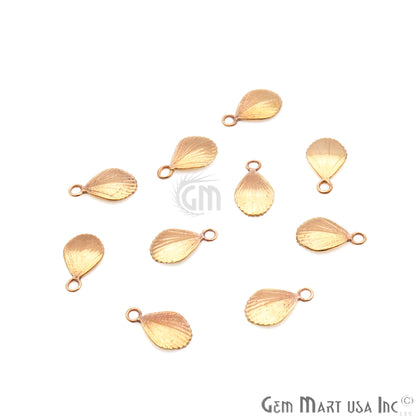 Pears Shape 11x6mm Gold Plated Finding Charm, DIY Jewelry - GemMartUSA