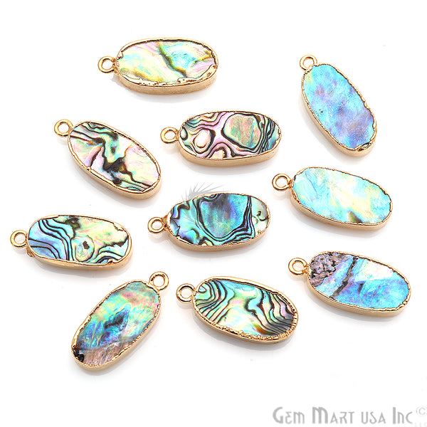Abalone Shell 10x20mm Oval...