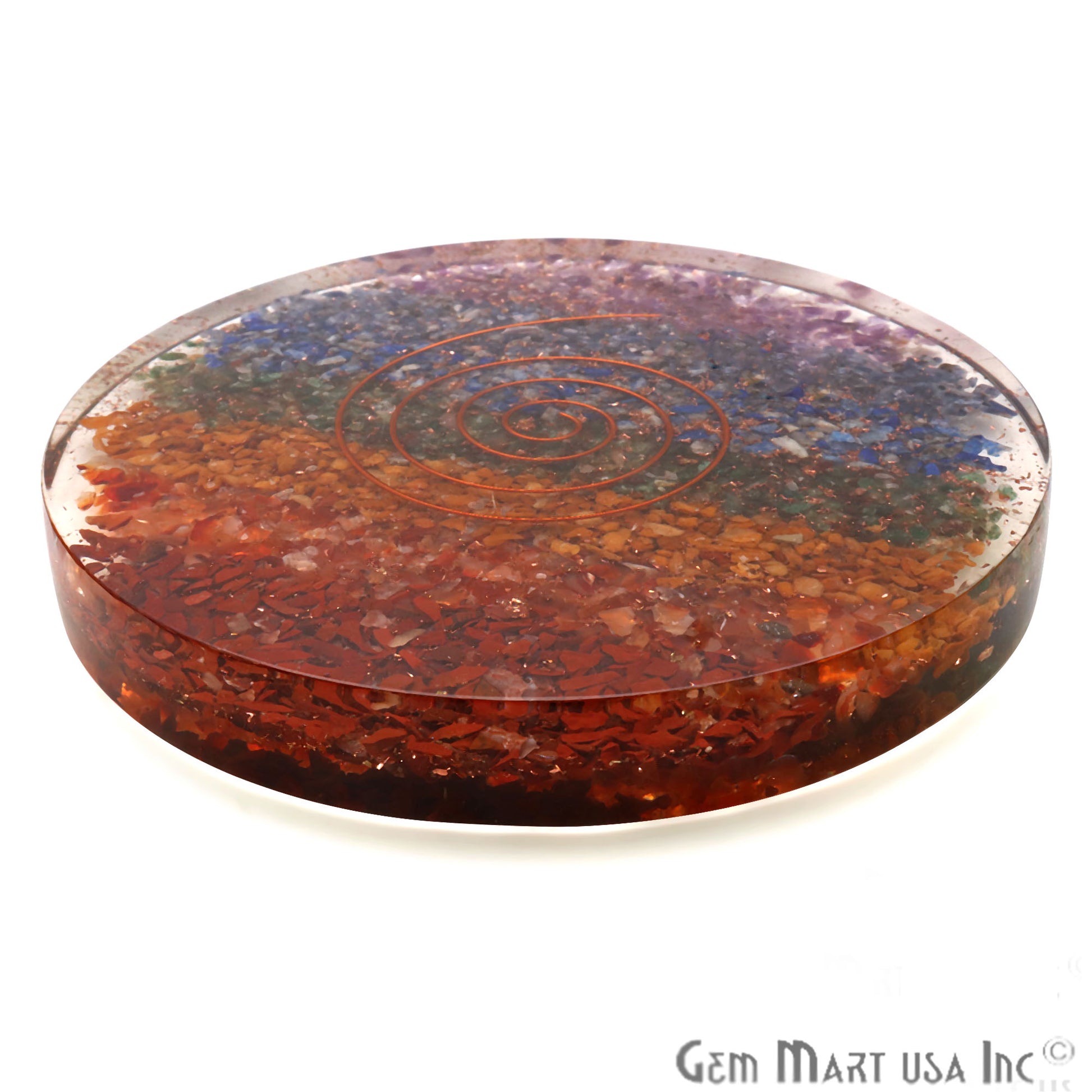 Seven Chakra Healing Stone, Seven Chakra Meditation Stone, Home Decor 110MM - GemMartUSA