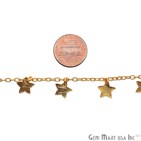 Star Shape Finding Soldered Station Rosary Chain (Pick Your Metal) - GemMartUSA
