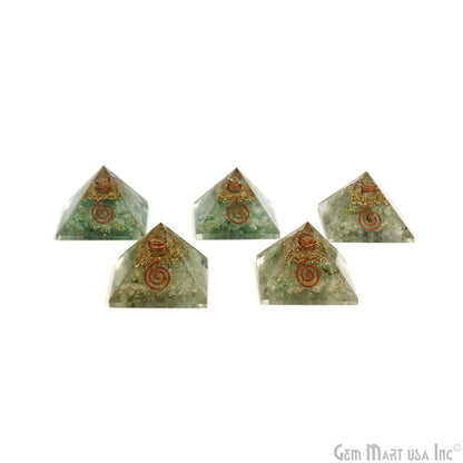 Gemstone Orgone Pyramid, 55x45mm Ornamental Home Decor, Precious Healing Gemstone, Chakra Stone, Spiritual Gemstone