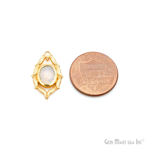 DIY Marquise 21x12mm Gold Jewelry Connector Pendant