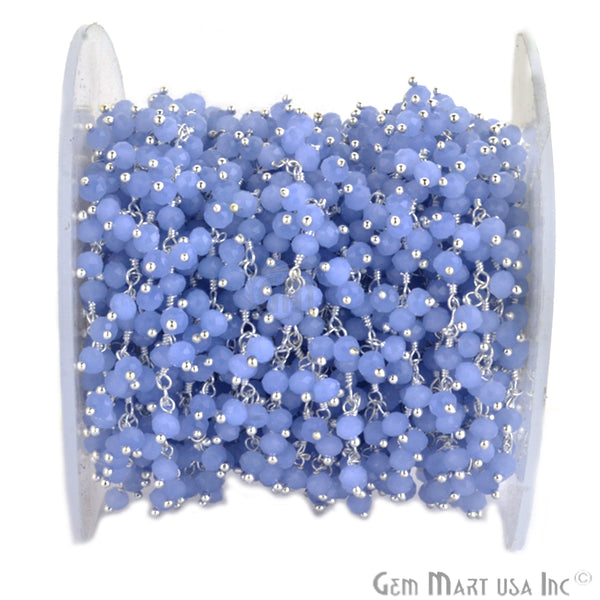 Lavender Beads Silver Plated...