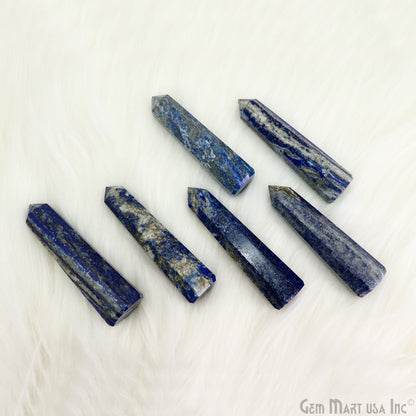 Lapis Gemstone Jumbo Tower Crystal Tower Obelisk Healing Meditation Gemstones 4-5 Inch