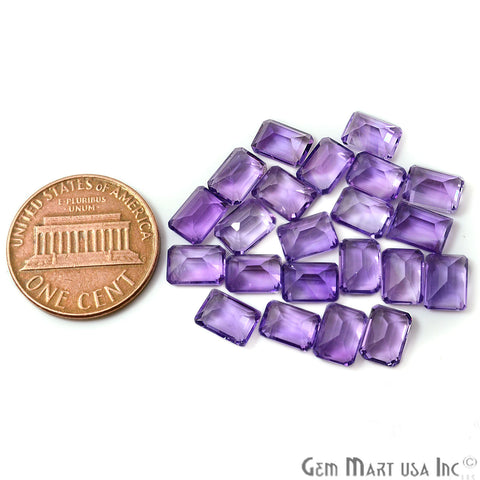20Cts Wholesale Amethyst Octagon Shape 7x5mm Loose Gemstones - GemMartUSA