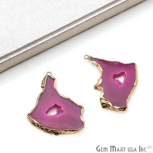 diy-earrings, agate earring, agate jewelry, geode