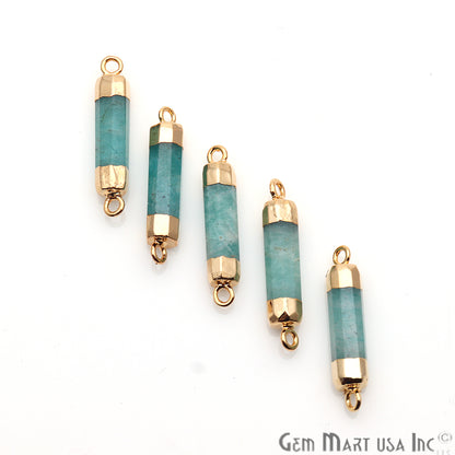 gemstone connector beads, gemstone connector pendant