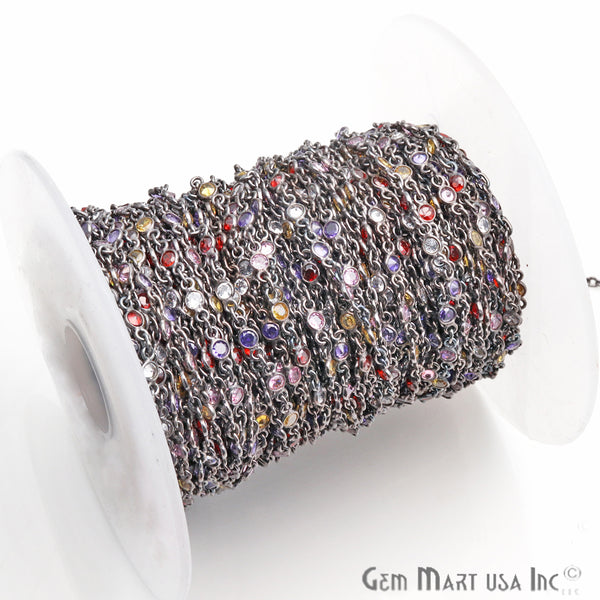 Multi Color Zircon 4mm...