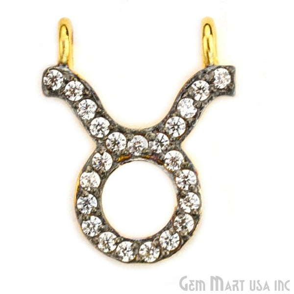 'Taurus' CZ Pave Gold...