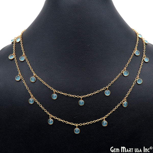 Sky Blue Chalcedony Round...