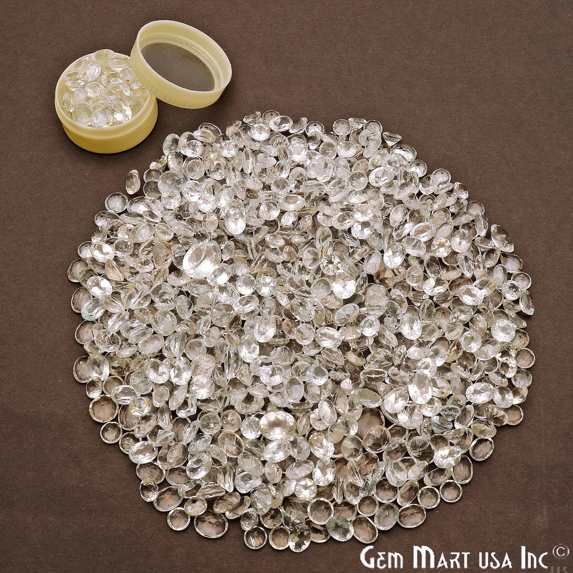 Natural White Topaz Mix Shape Loose Gemstones,Precious Stones - GemMartUSA