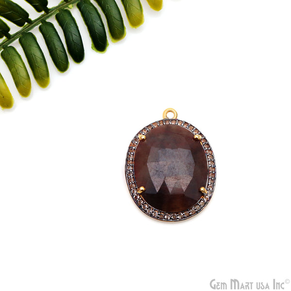 Sapphire & Pave Cubic...