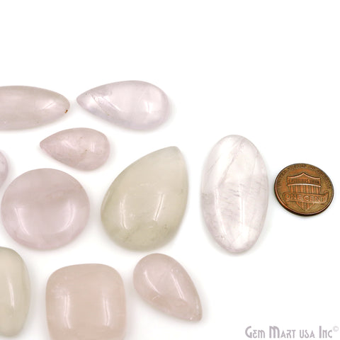 Rose Quartz Natural Gems 500ct Mix Shape Lot Natural Cabochon Gemstones, Mix Shape Lot Wholesale, Making Kit