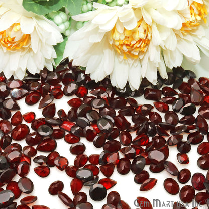 Natural Garnet Mix Shape Loose Gemstones,Precious Stones - GemMartUSA