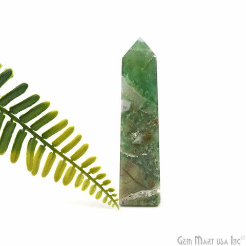 Gemstone Rectangle Tower Shape 4 Inch Crystal Tower Obelisk Healing Meditation Gemstones