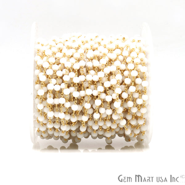 White Agate Matte Beads...