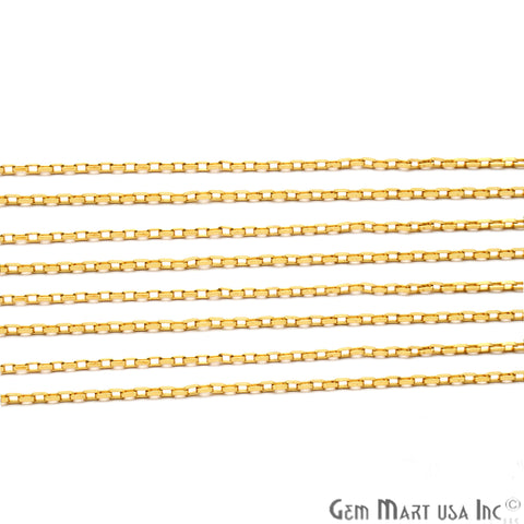 Box Finding Chain Gold Plated Station Rosary Chain - GemMartUSA