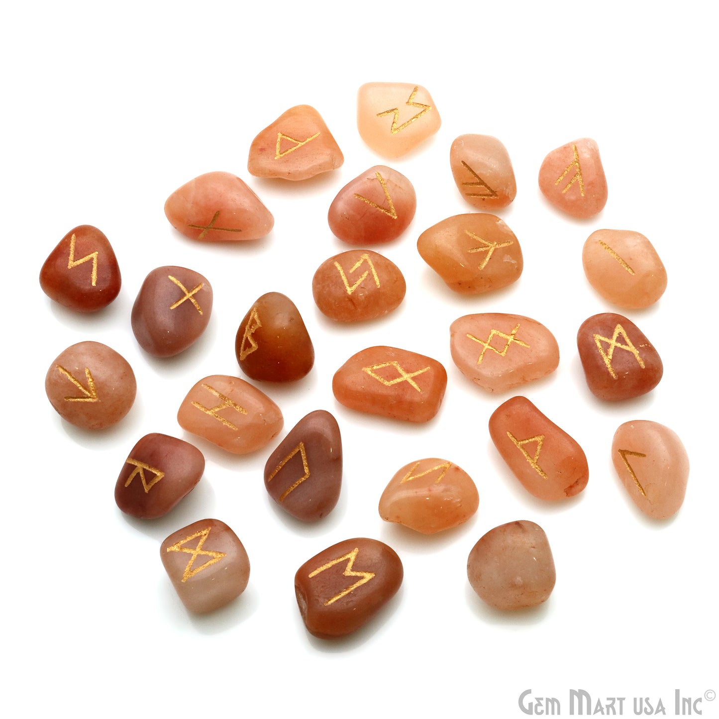 Rune Stones, Medium Size Spiritual Stones, Futhark Reiki, Rune Stone Symbols, Gemstones