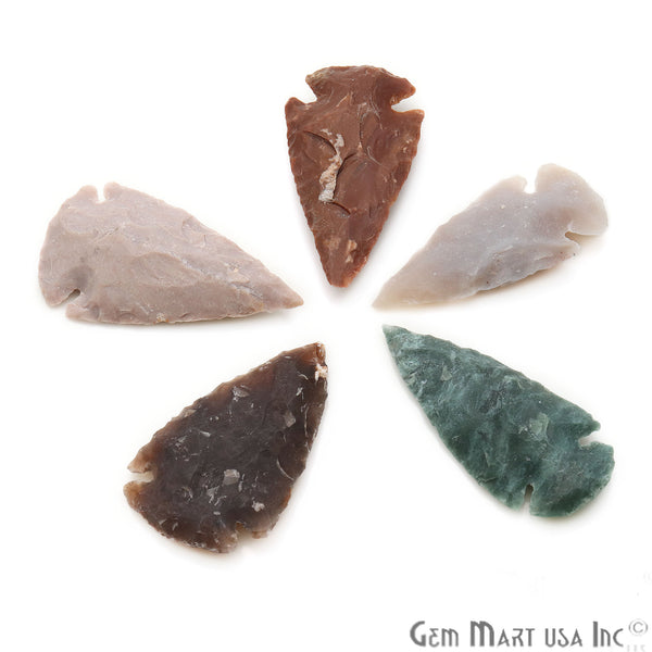 5pc Lot Arrowhead Cut...