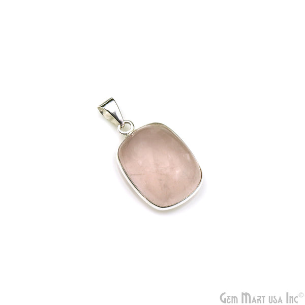 Rose Quartz Gemstone Rectangle...