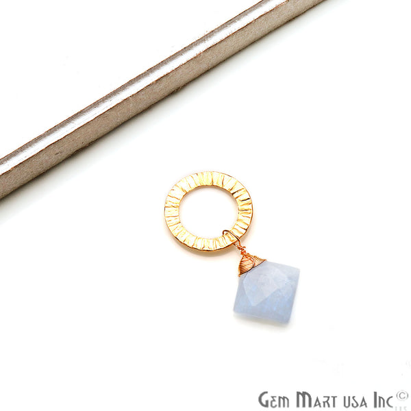 Rainbow Moonstone Square 12mm...