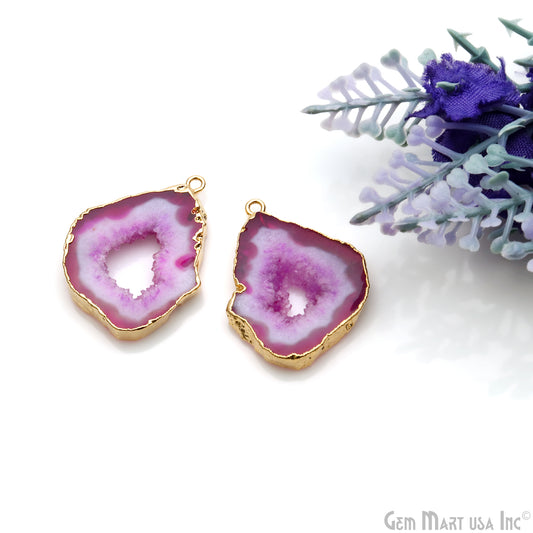 diy-earrings, agate earring, agate jewelry, geode