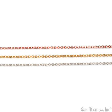 Double Cable Chain 2mm Link Chain Necklace Finding Chain