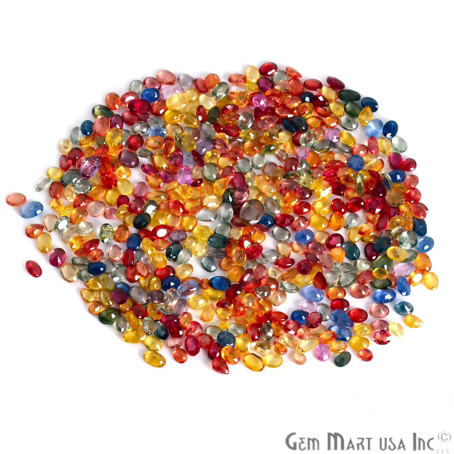 5 Carat Multi Sapphire Mix Shape Wholesale Loose Gemstones - GemMartUSA