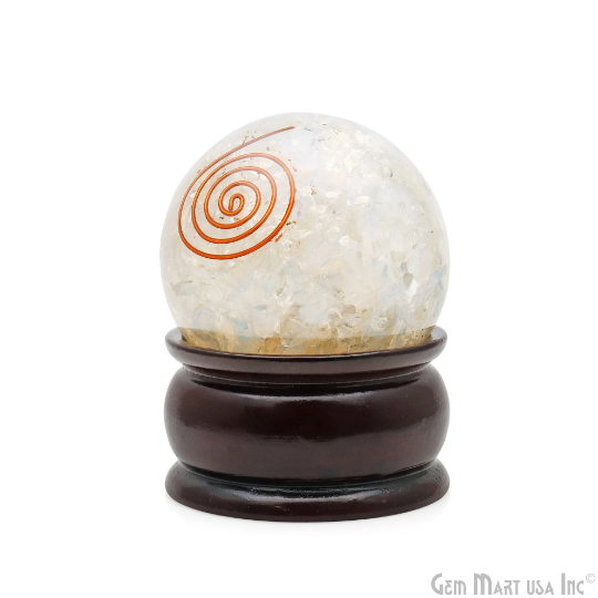 Gemstone Sphere ball, 50mm Reiki Healing Crystal, Chakra Stones, Healing Stones, Fortune Ball With Stand