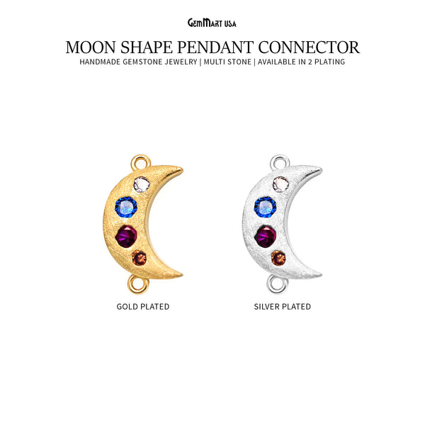 DIY Gemstone Moon Shape...