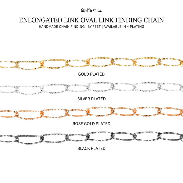 Elongated link Oval Link...