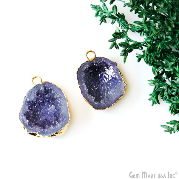 Geode Druzy 20x28mm Organic...