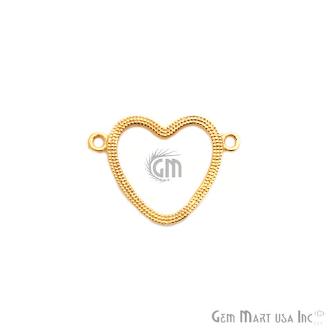 Heart Shape Finding Jewelry Charm (Pick Your Plating) - GemMartUSA