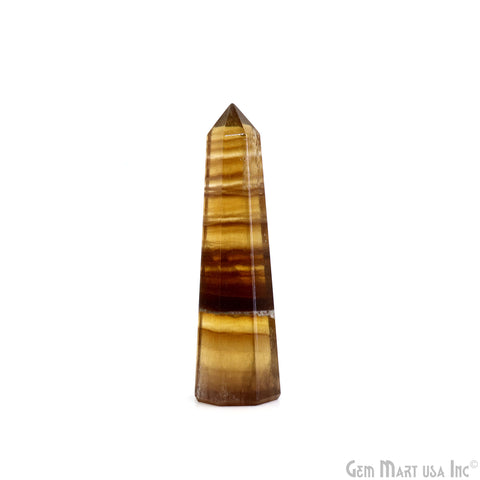 Golden Jasper Gemstone Jumbo Tower Crystal Tower Obelisk Healing Meditation Gemstones 2-3 Inch