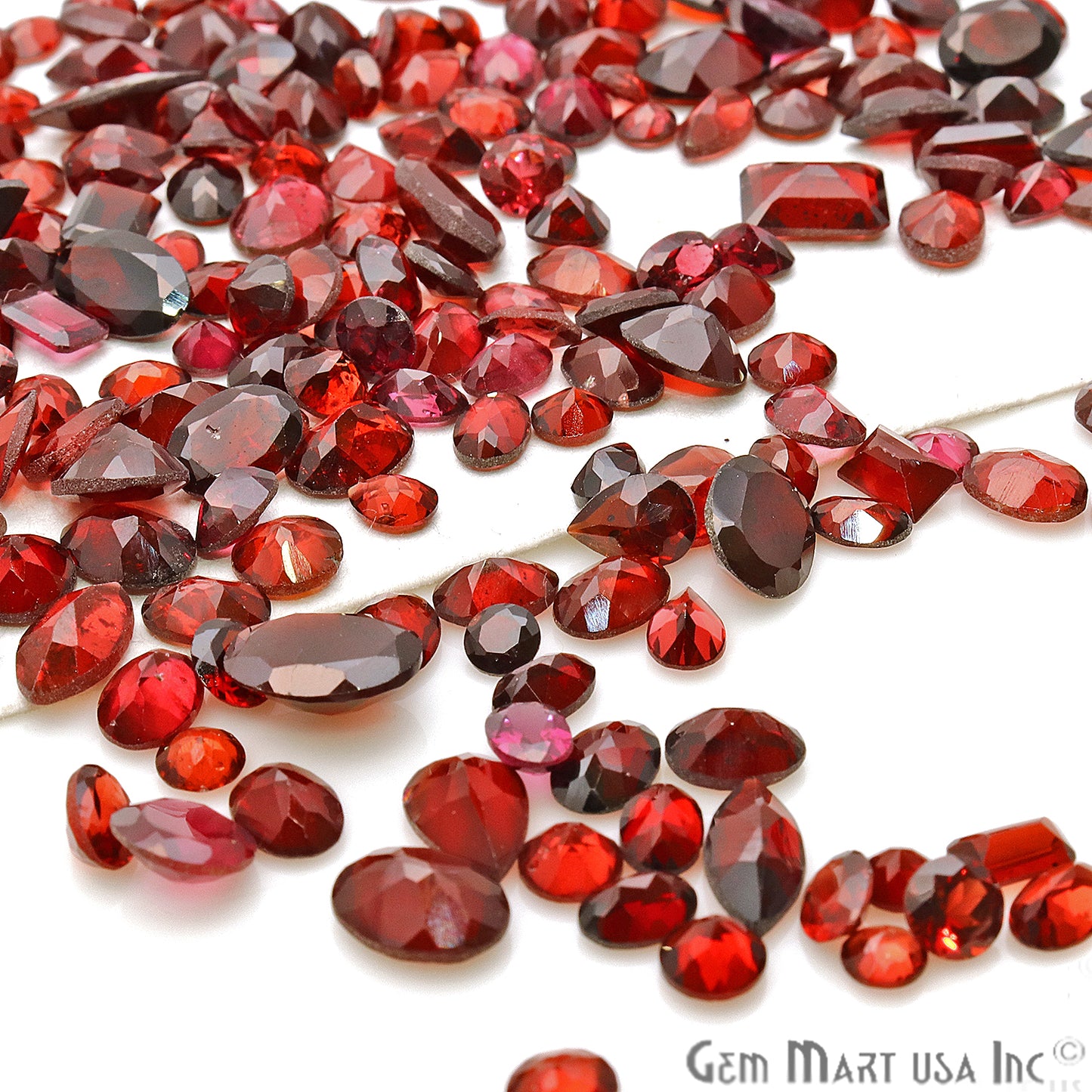 50 Carat Garnet Mix Shape A+ Grade Wholesale Loose Gemstones - GemMartUSA