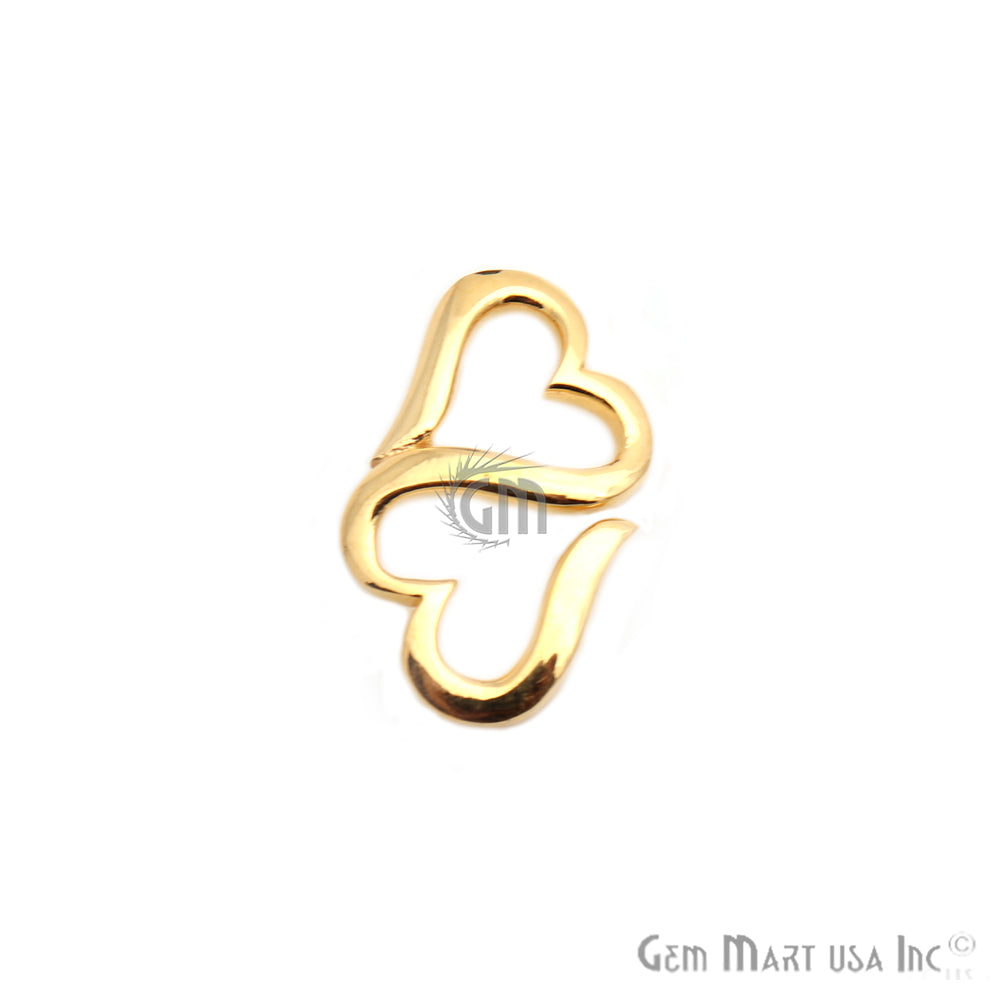 Heart Shape Finding Jewelry Charm (Pick Your Plating) - GemMartUSA