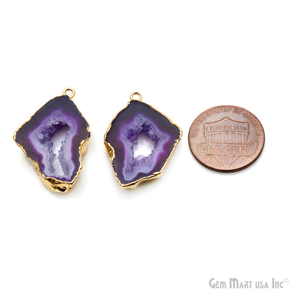 diy-earrings, agate earring, agate jewelry, geode