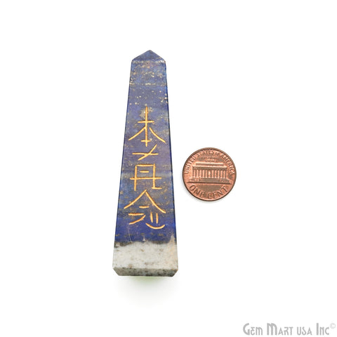 Rectangle Pencil Pencil Pointed Spiritual Jewelry 78x20mm Healing Gemstone