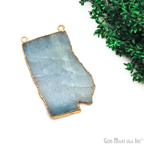 Aquamarine Free Form shape...